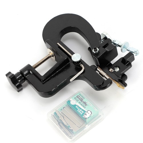 Leather Craft Edge Skiving Machine DIY Leather Splitter Skiver Paring Peel Tool - Picture 2 of 12