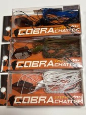 Mibro Lure Set Cobra Chatter 3/8 White Snake Black Blue so