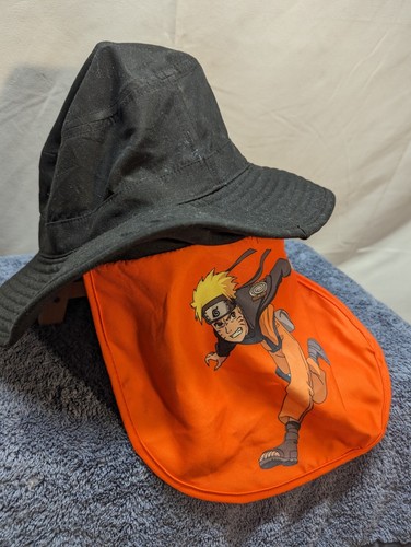 NARUTO SHIPPUDEN BOONIE HAT WITH TUCK AWAY NECK DRAPE BUCKET HAT - Picture 1 of 11