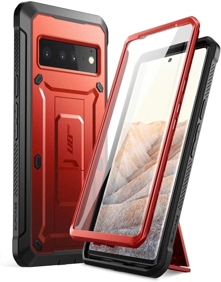 For Google Pixel 6 Pro, SUPCASE Rugged Shell 360 Case w/ Screen Protector Cover - Image 4 of 4