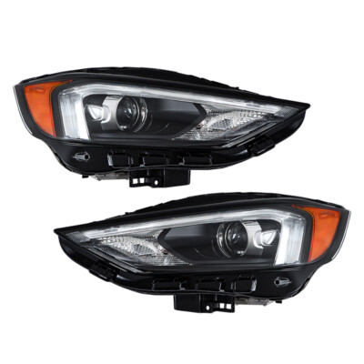 LABLT Headlight Headlamp For 2019-2023 Ford Edge Right&Left Side Black W/LED DRL