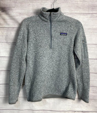 Patagonia Women's Size Medium Long-Sleeve Pullover 1/4 Zip Fleece Better Sweater