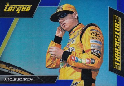 Panini 2017 Torque Kyle Busch #T9 31/99 Trackside Blue Parallel Card
