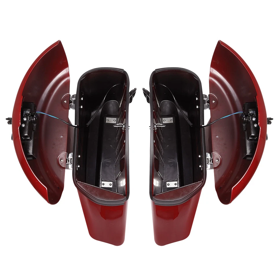 Tapa de cierre electrónico de alforja apta para Indian Chief Chief Dark Horse 2014-20 Foto 3 de 4