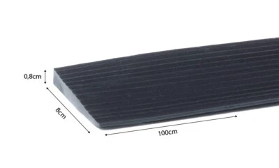 Türschwellenrampe Auffahrrampe Rollstuhl Rollator Rampe barrierefrei 8mm hoch