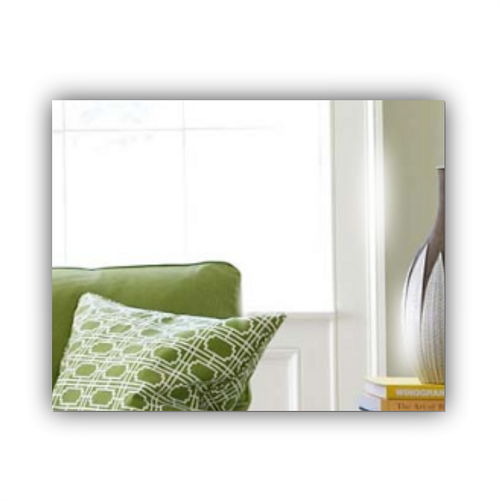 Acrylic Wall Decor Mirror Rectangle Shape Strong Lightweight Sharp Reflection - Picture 2 of 5
