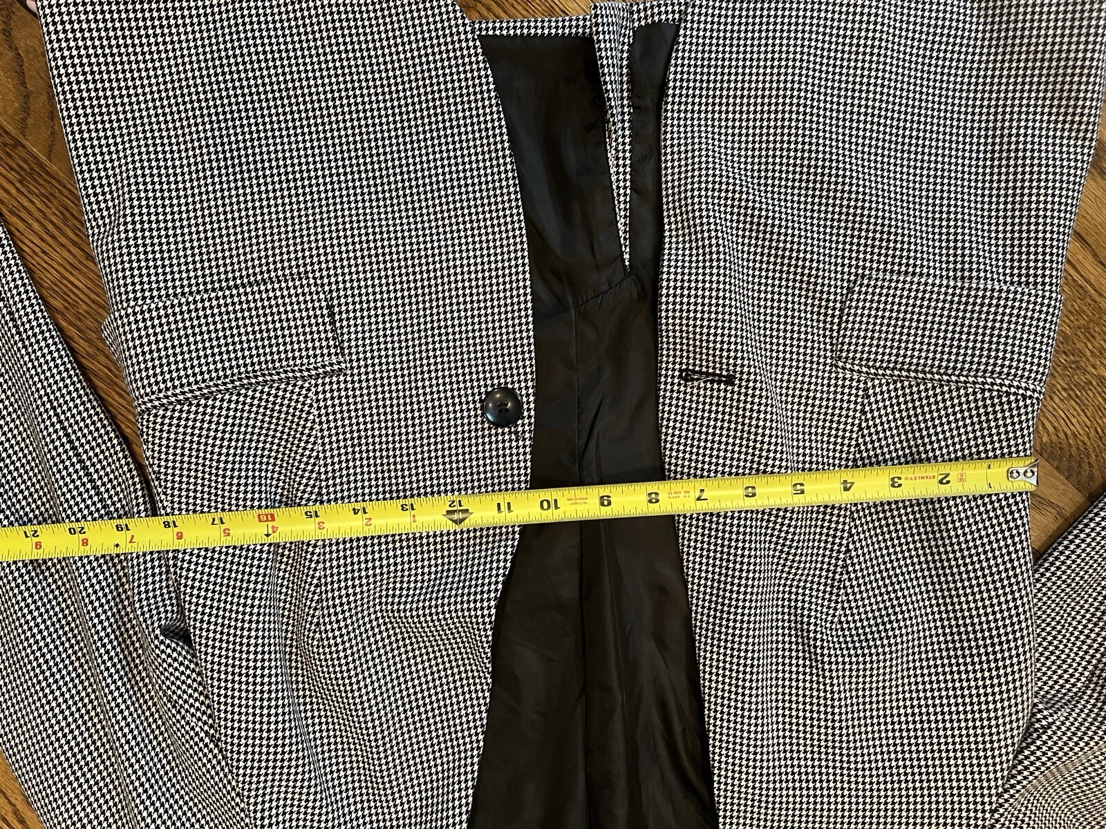 Premise Studio Houndstooth Blazer Small - image 9