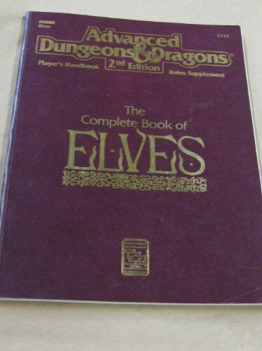 The Complete Book of Elves (Advanced Dungeons Dragons, Player' - Picture 1 of 1