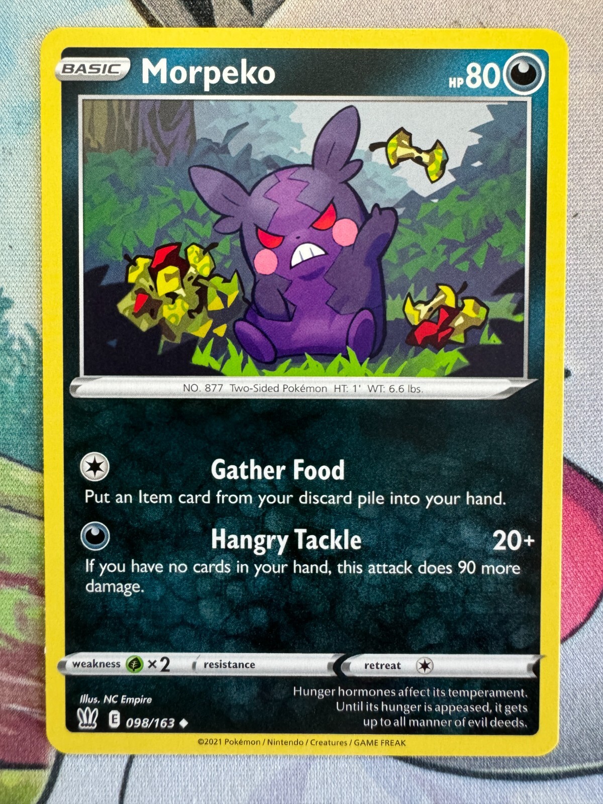 Morpeko Non Holo English Pokemon TCG BKI998