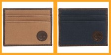 Timberland ~ Astuccio regalo in tela e pelle e portachiavi $48 nuovo con scatola