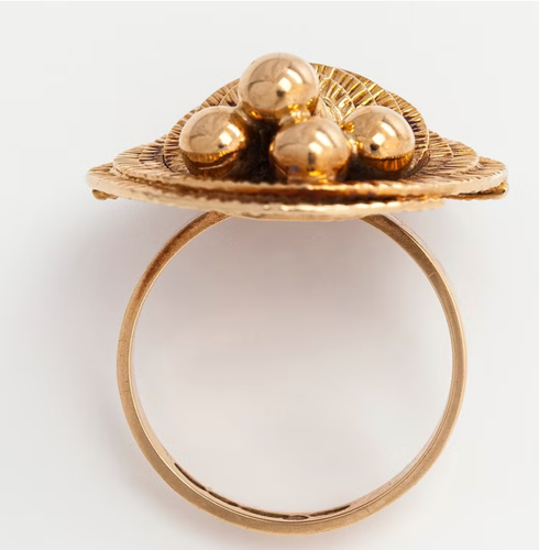 Vintage Eli Elis Kauppi, ein 14K Goldring. Kupittaan Kulta - Bild 4 von 5