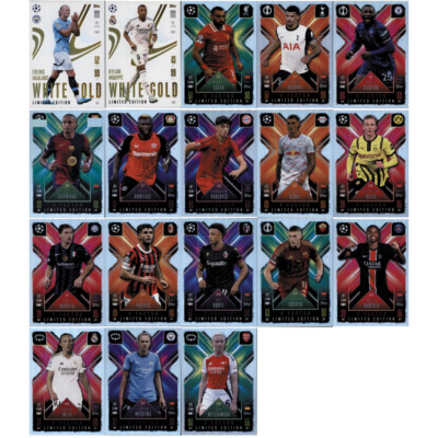 Match Attax Champions League 2024/25 EXTRA 18 XFactor White Gold Limited Edition
