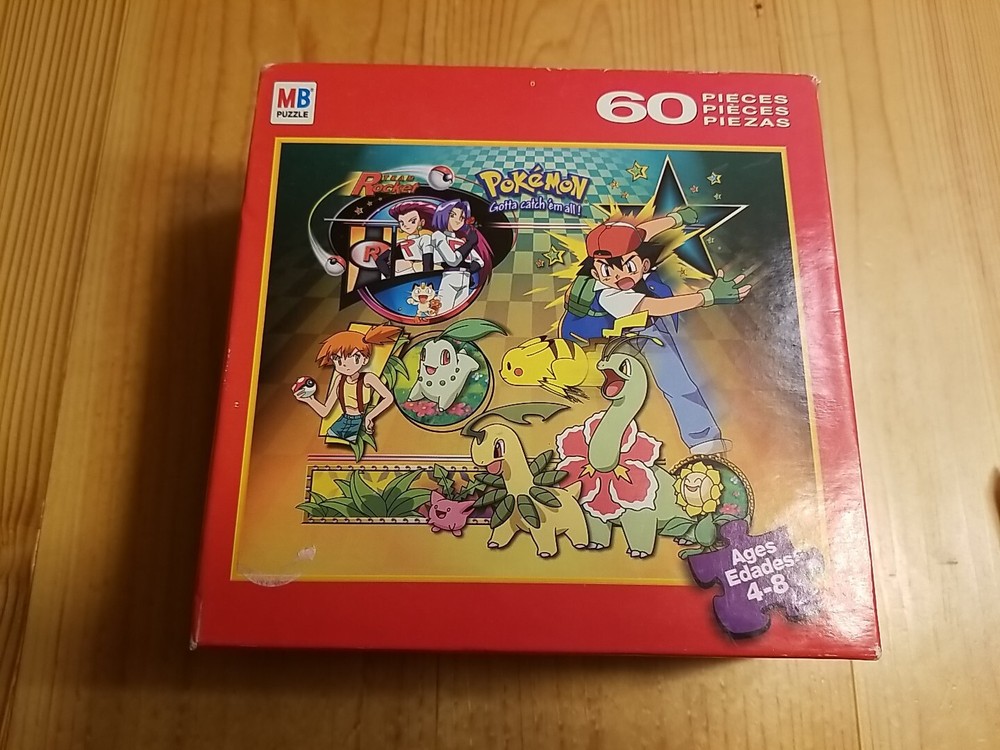 Vintage Pokemon 2002  60-piece Puzzle Collectible - Gotta Catch'em All! Sealed