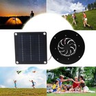 20W Solar Panel Fan Stay Cool on Your Outdoor Adventures Animal House Extractors