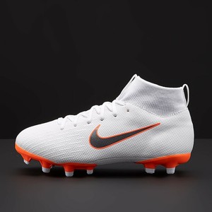 Nike Jr. Mercurial Superfly VI Academy GS FG/MG - White/Cool Grey/Total Orange | eBay