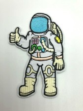 Space Man Astronaut Embroidered Patch Iron-On/Sew On Applique
