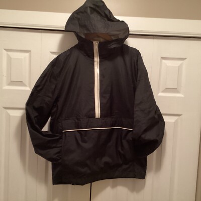 ジャケット・アウター 00s archive NIKE anorak jacket black 2XL Nike Men Anorak Jacket Windbreaker 1/2 Zip Pull Over Black XXL