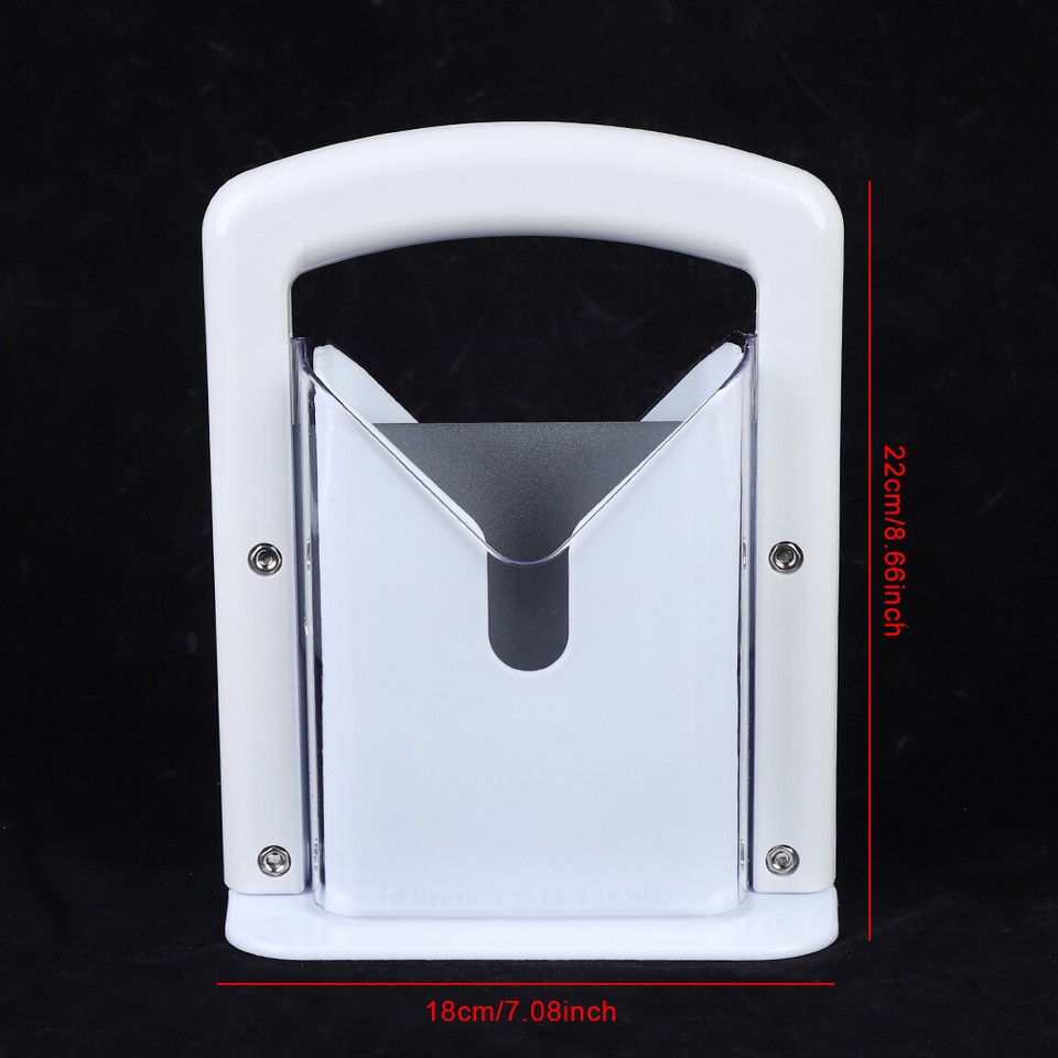 Home White Bagel Cutter Slicer Guillotine Bread Slicing Machine For