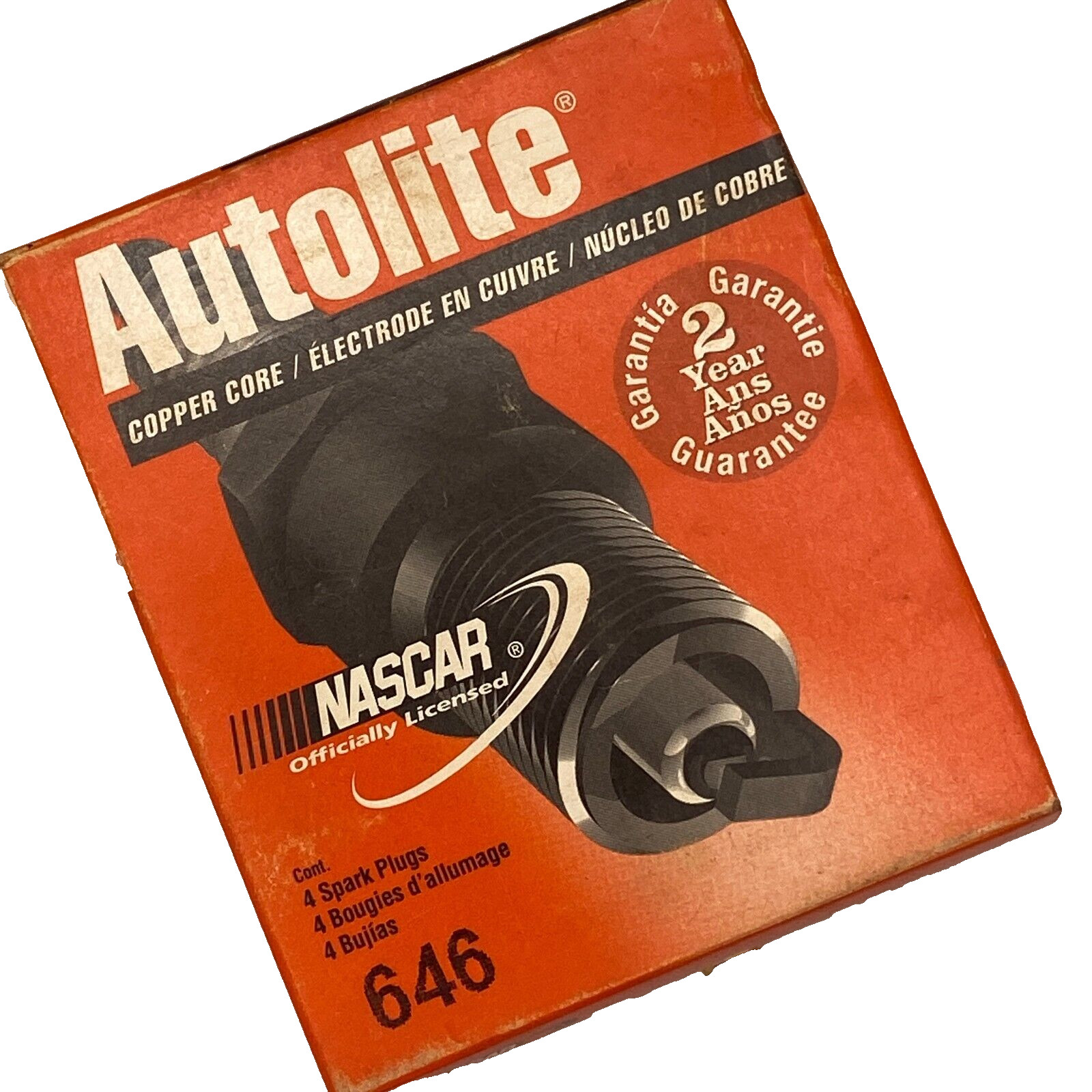 AUTOLITE 646  SPARK PLUG COPPER CORE PACK OF 4 CRDB