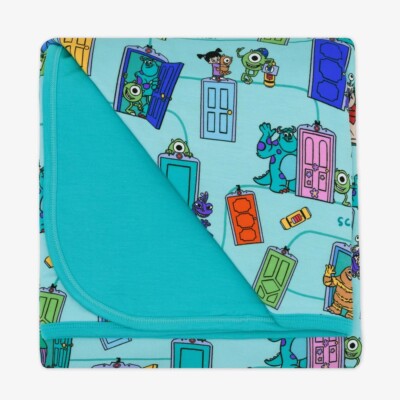 Little Sleepies Monsters Inc. Scream Team Large Cloud Bamboo Blanket NWT |  eBay