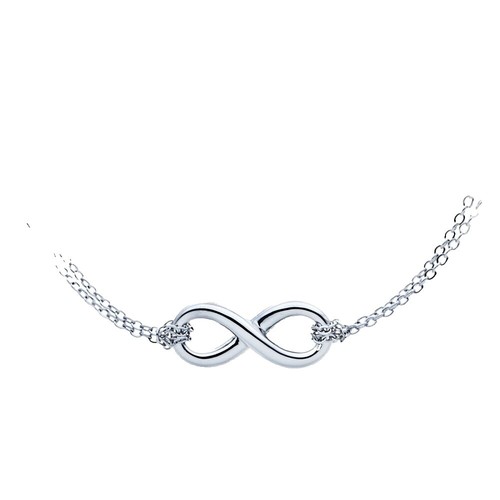 Collier Pendentif Double Boule En Argent Massif 925 - Chaîne Fine - Bijouxia - Neuf Avec étiquettes