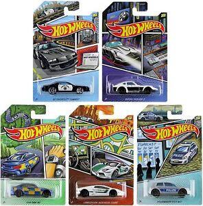 Hot Wheels 2020 HW Police Series 5 Cars Walmart Exclusive  *SOCALSURF619* 5 Details about   