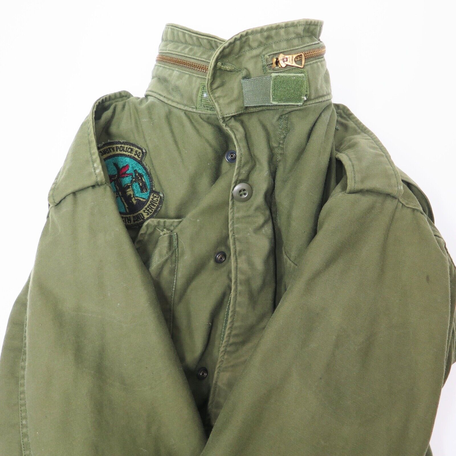 VINTAGE ORIGINAL ARMY M-65 M65 FIELD JACKET OG107 XSMALL REGULAR