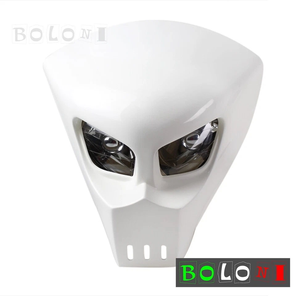 Faro de moto desnudo personalizado para Honda Suzuki Yamaha Universal Foto 2 de 4