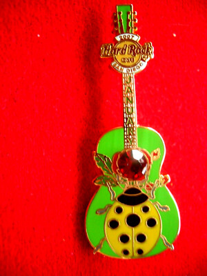 HRC Hard Rock Cafe San Diego Insect Guitar Series 2007 January LE300 Lady Bug