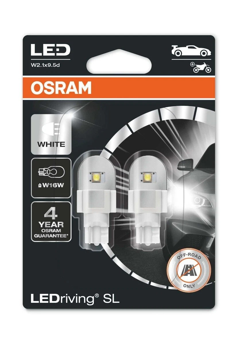 OSRAM LEDriving SL w16w Cool Weiß Glühbirnen 12v 1.4w 921dwp-02b 