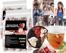 Ginseng-infused Eight Treasure Tea Kidney Ginseng Wolfberry Mulberry Health -USA