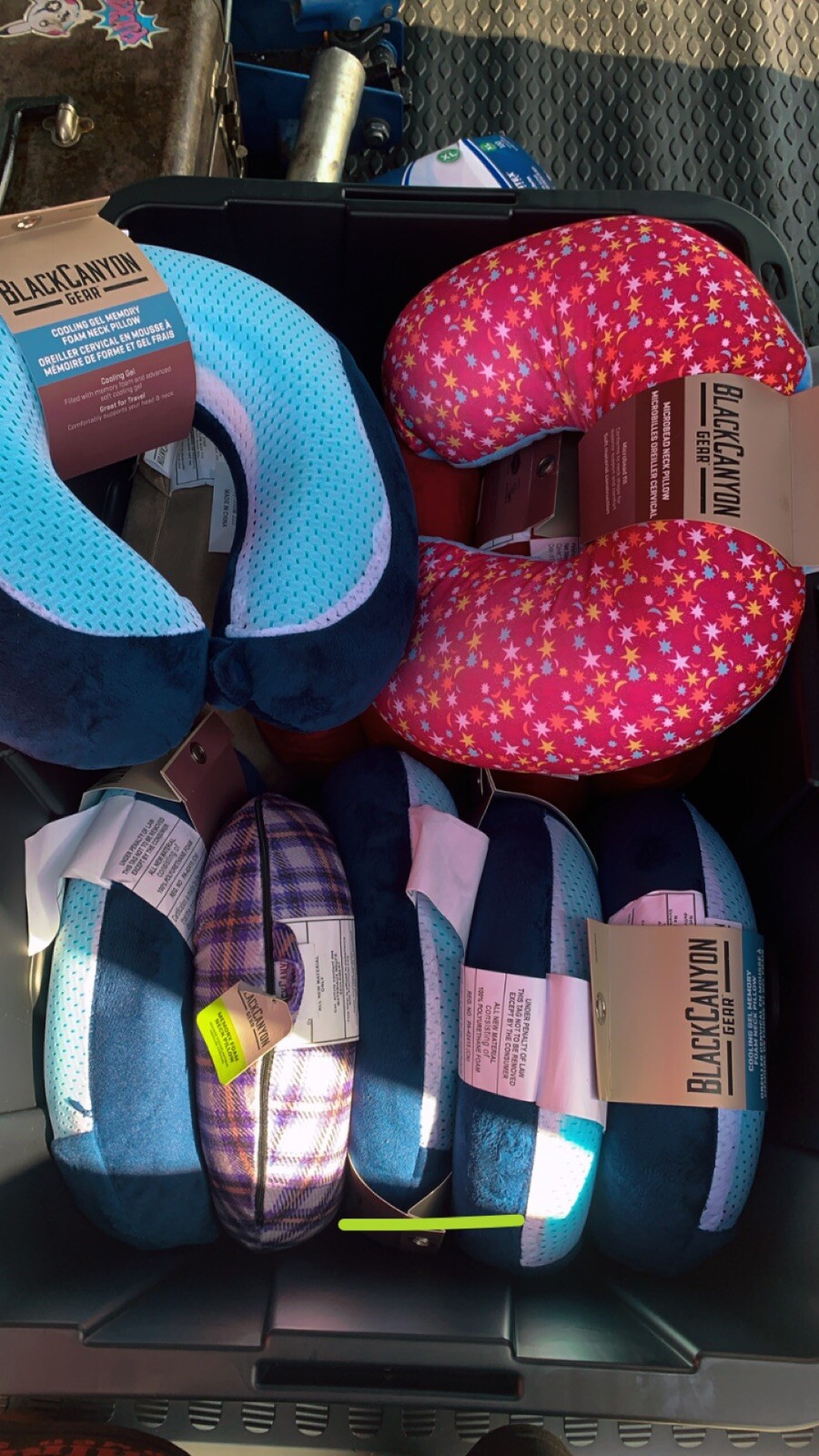 Memory foam travel pillow for neck support and comfort-image