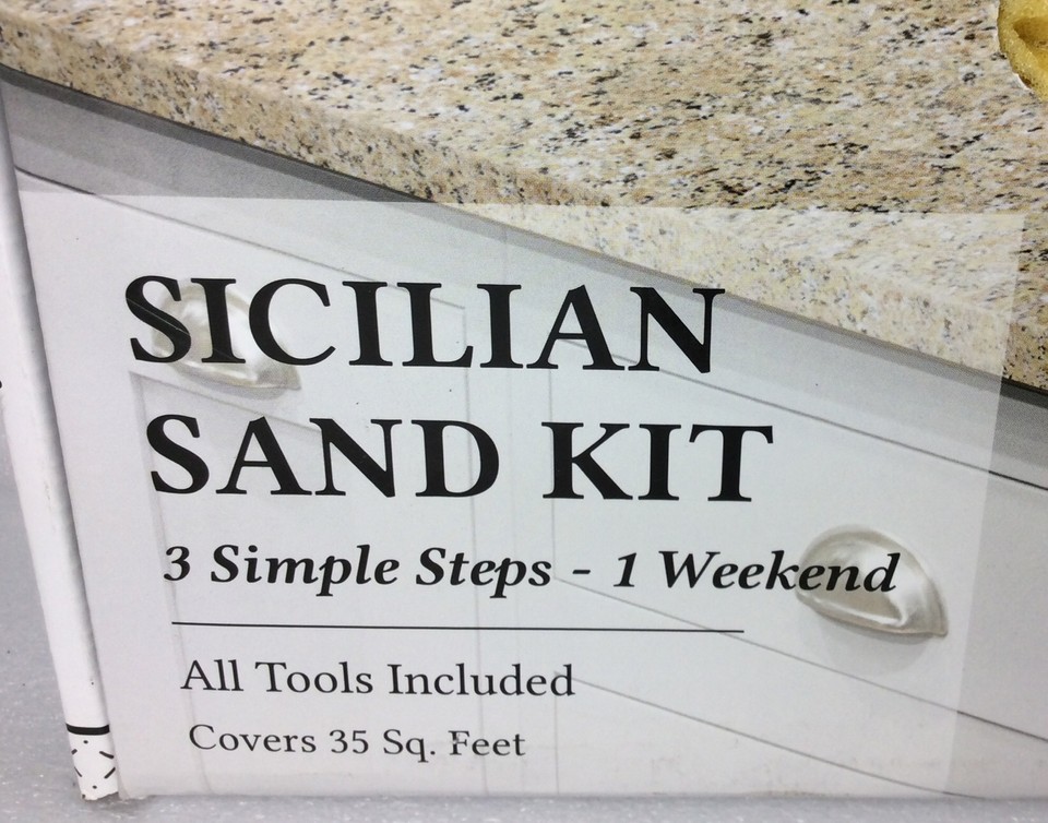 Giani Granite Countertop Paint Kit, Sicilian Sand Kit, Complete 35 SQFT