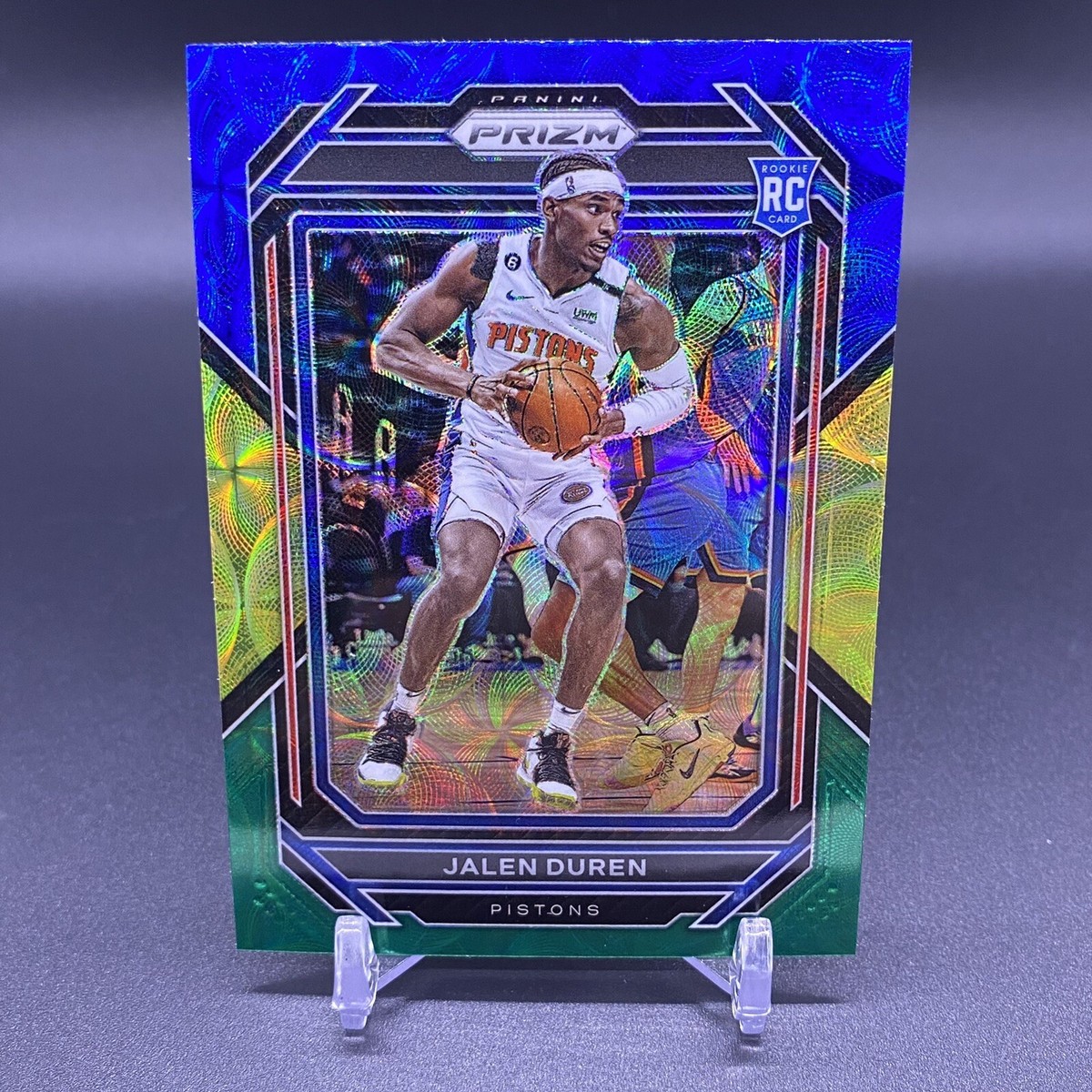 Blue Yellow & Green! 🚨2022-23 Panini Prizm Jalen Duren RC Pistons