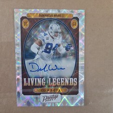 2024 Prestige DeMarcus Ware Living Legends XTRA POINTS GOLD Auto #20/25  