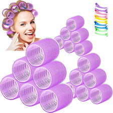 Hair Rollers, Self Grip Hair Curlers for Long Hair, 28Pcs Large Hair Roller Sets