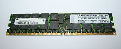 8GB 4x2GB Server RAM Infineon HYS72T256220HR-5-A - PC2-3200R 400MHz ECC Reg 