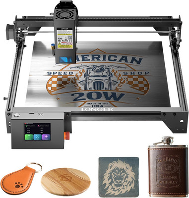 RAY5 20W Laser Engraver with Touch Screen & High Speed for Metal/Wood/Glass