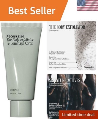 Hypoallergenic AHA/BHA/PHA Body Exfoliator   Dermatologist-Tested, 180 ml