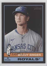 2025 Topps Heritage Black Border Brady Singer #333 0t0b