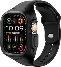Soft Silicone Strap Compatible with Apple Watch Ultra 49mm  Series 9 45mm
