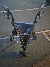 Lightweight Aluminium Tri Wheel Walker Rollator Mobility Aid With Bag