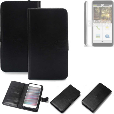 Schutz Hülle für Emporia Smart.3 Mini Wallet Case + Bumper schwarz Flipstyle T