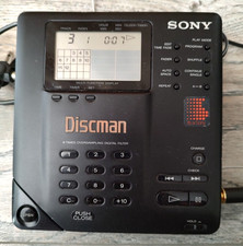 Sony D-35 CD Discman Walkman D35 Player Digital Music TESTED WORKS  AS-IS 
