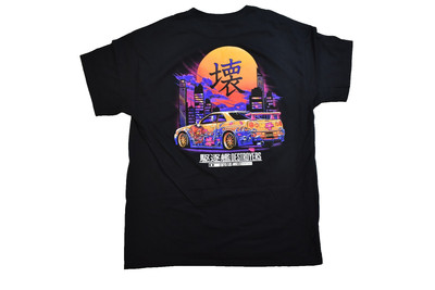 BoxSet Mens Destroyers Tokyo/Los Angeles Street Car Kanji Print Shirt New S,M, L