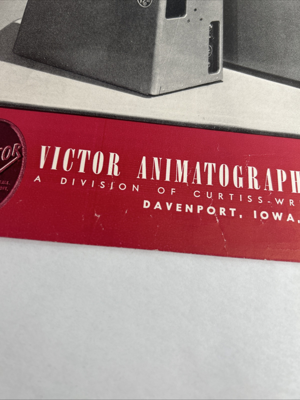 VICTOR PROJECTOR MOTION PICTURE “VICTOR 60”PROJECTOR BROCHURE 16mm