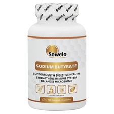 Sodium Butyrate Capsules   Health Support, Digestive Balance  Immunity   Sowelo