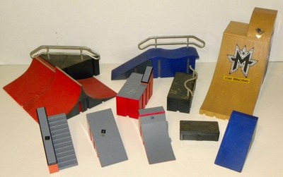 LOT ~ Tech Deck / Spin Master Fingerboard Mega Ramp, Stairs, Ramps, Rails, ETC.
