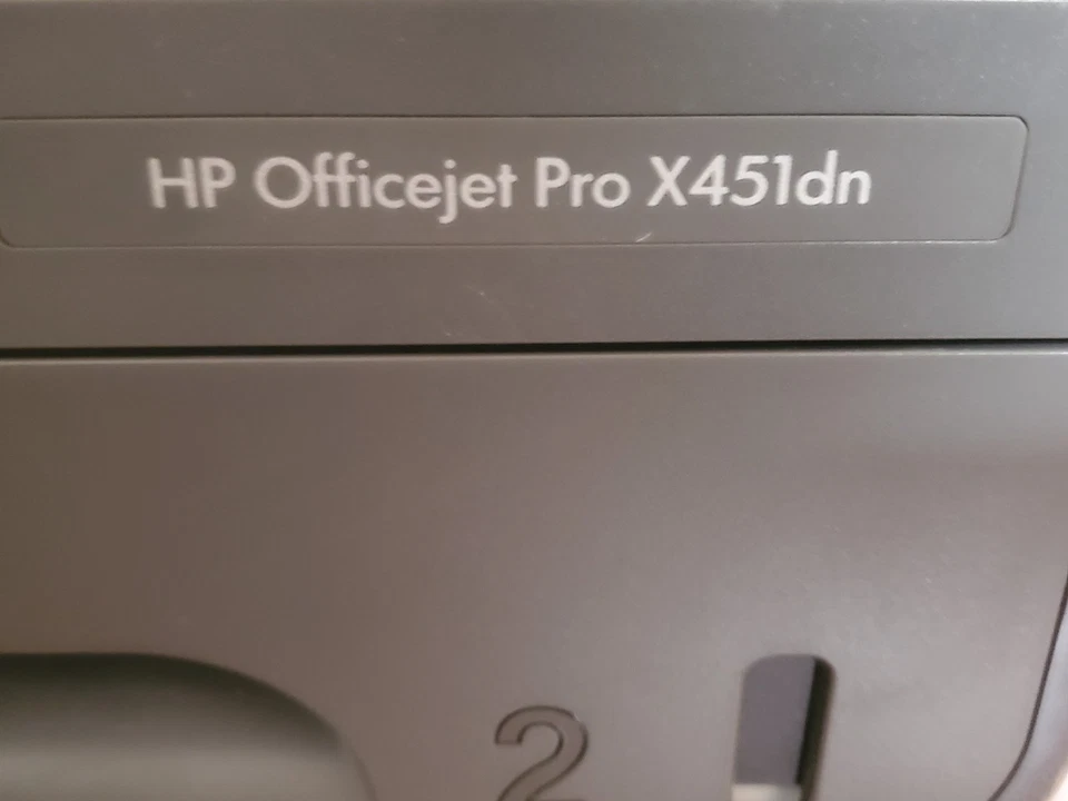 HP OFFICEJET PRO X451DN COLOR PRINTER /17145 Page/No With Toner - Image 4 of 4
