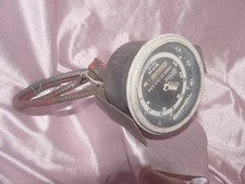 Vintage Vehicle Second First Gear M.p.h. Tenths Dash Board Meter Gauge